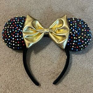Bauble Bar x Disney Minnie multicolor jewel ear headband